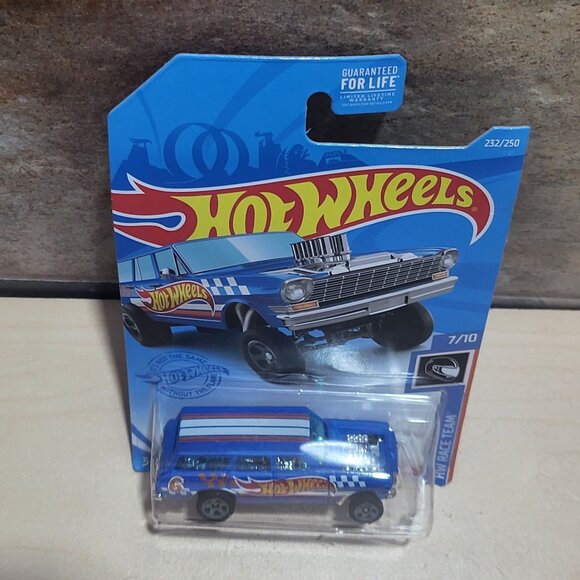 Hot Wheels 64 Nova Wagon Gasser Diecast Car 2020 - Picture 3 of 8